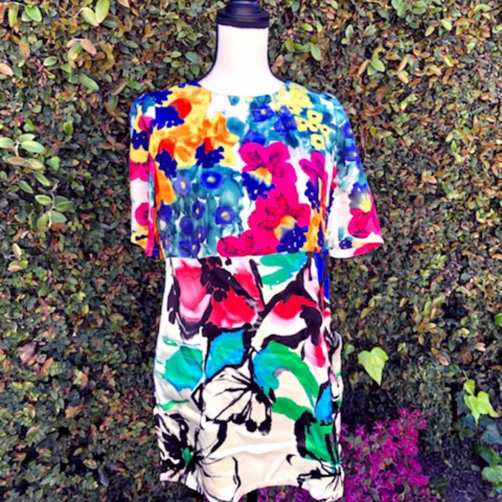 Walter Floral Dress with Zipper Detail